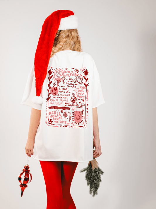 Ljubav je – Ženska oversize majica