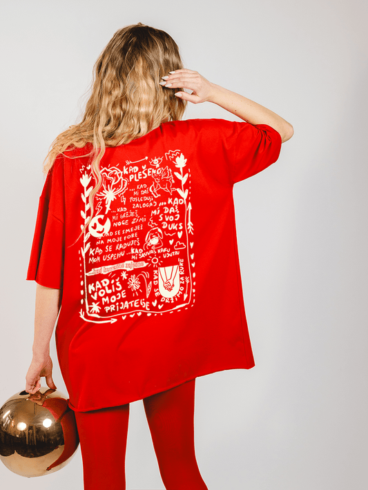 Ljubav je – Ženska oversize majica