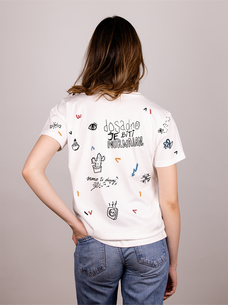 Zašto me svi čudno gledaju – Ženska majica