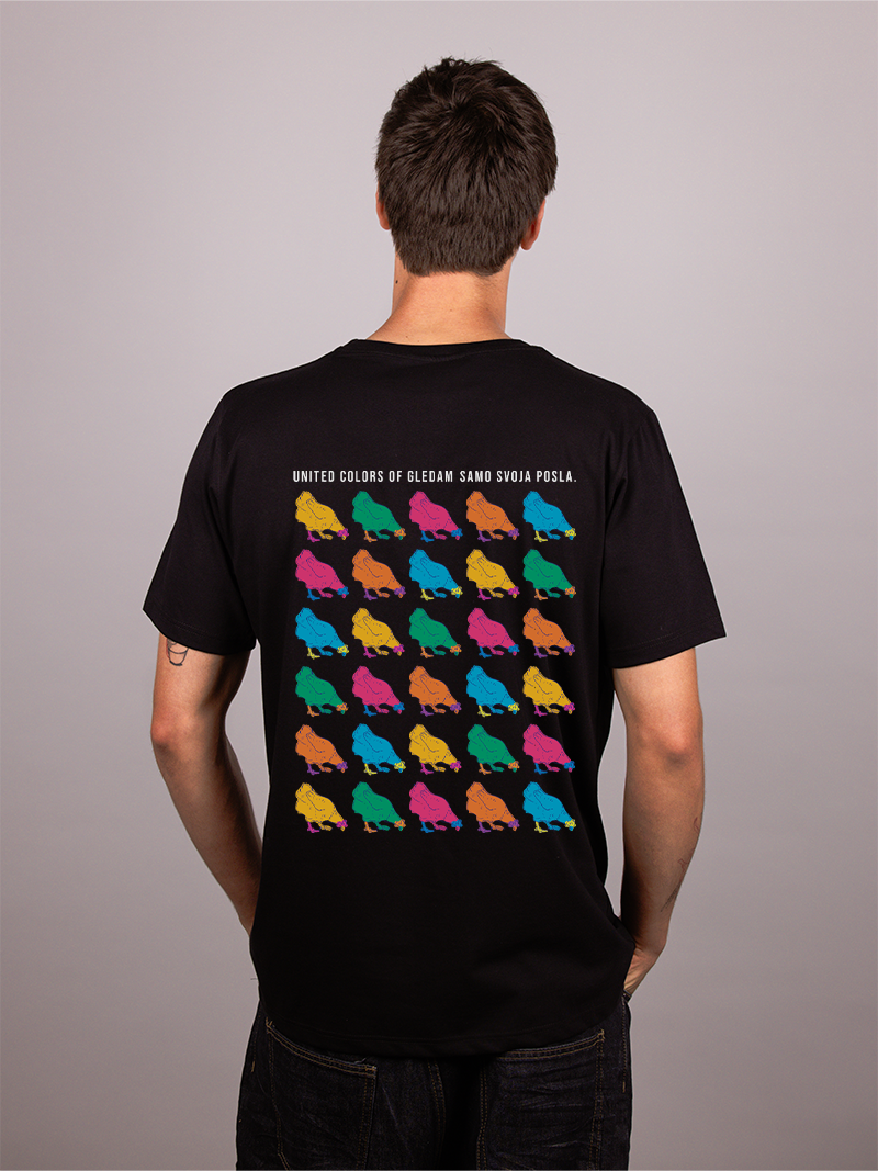 United colors of gledam samo svoja posla - Muška klasična majica