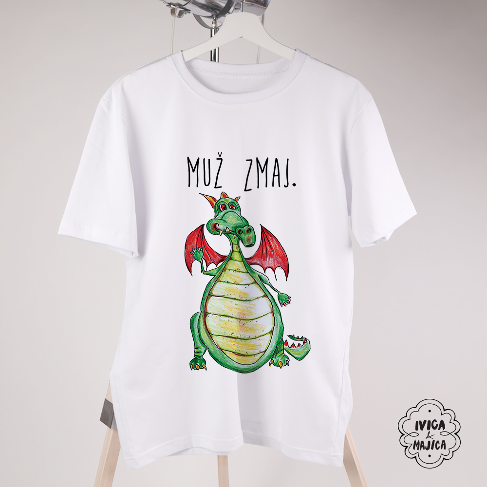 Muž zmaj - Muška majica