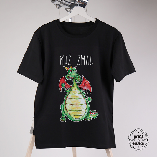 Muž zmaj - Muška majica