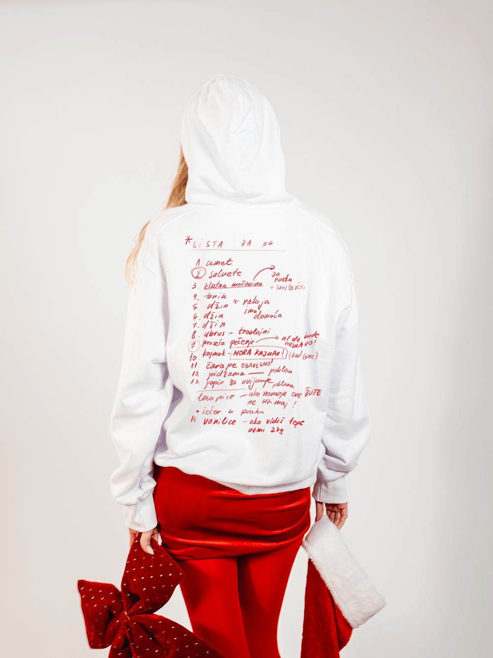 Novogodišnja lista - Ženski duks sa kapuljačom