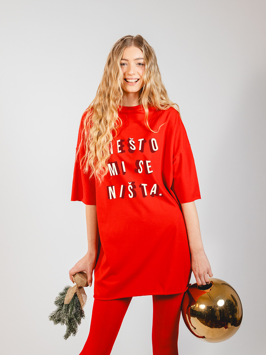 Nešto mi se ništa – Ženska oversize majica