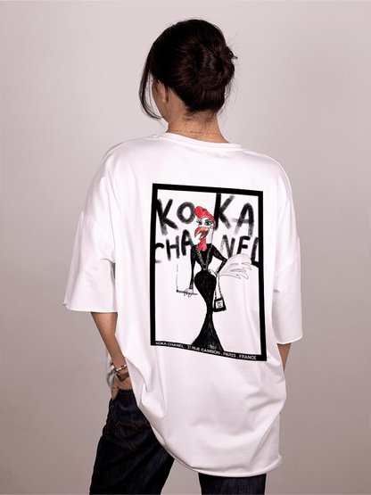 Koka Chanel - Ženska oversize majica