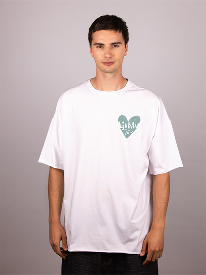 Ljubav je - Muška oversize majica