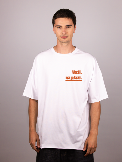 Važi na plaži - Muška oversize majica