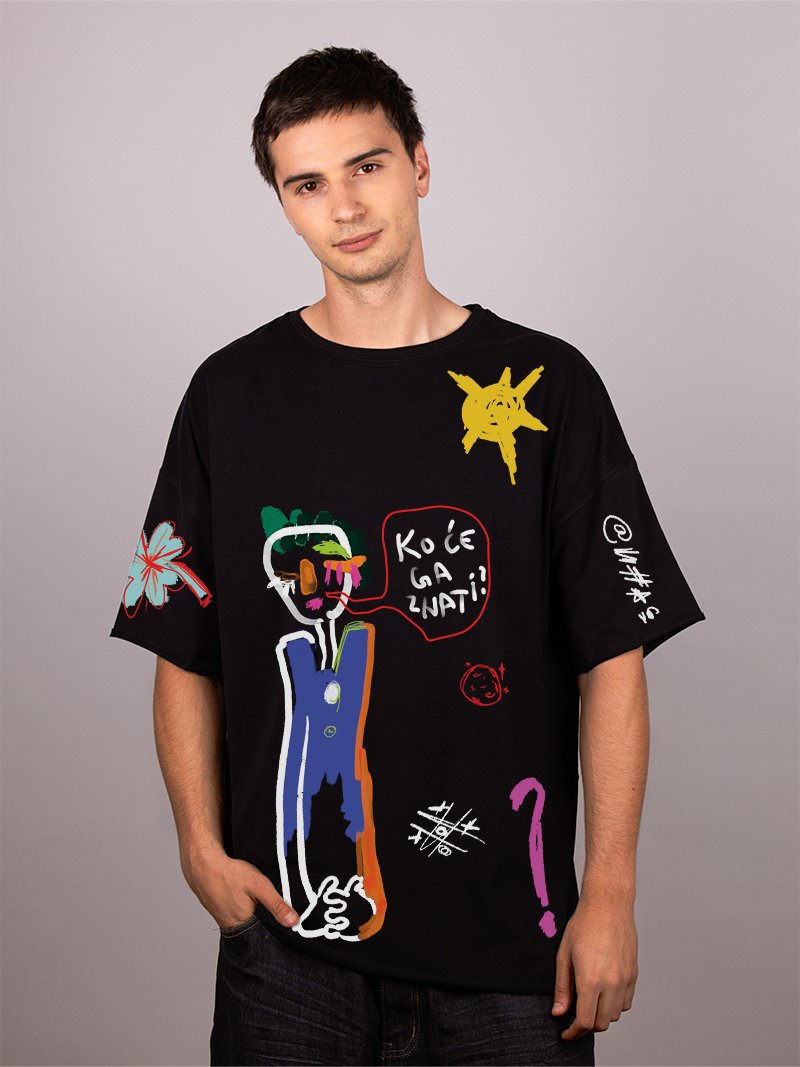 Ko će ga znati - Muška oversize majica