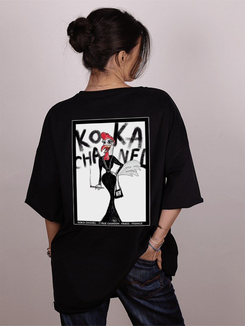 Koka Chanel - Ženska oversize majica