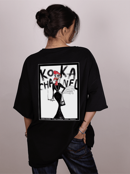 Koka Chanel - Ženska oversize majica