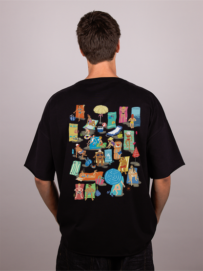 Važi na plaži - Muška oversize majica