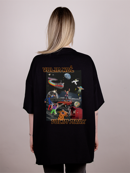 Volim noć volim mrak - Ženska oversize majica