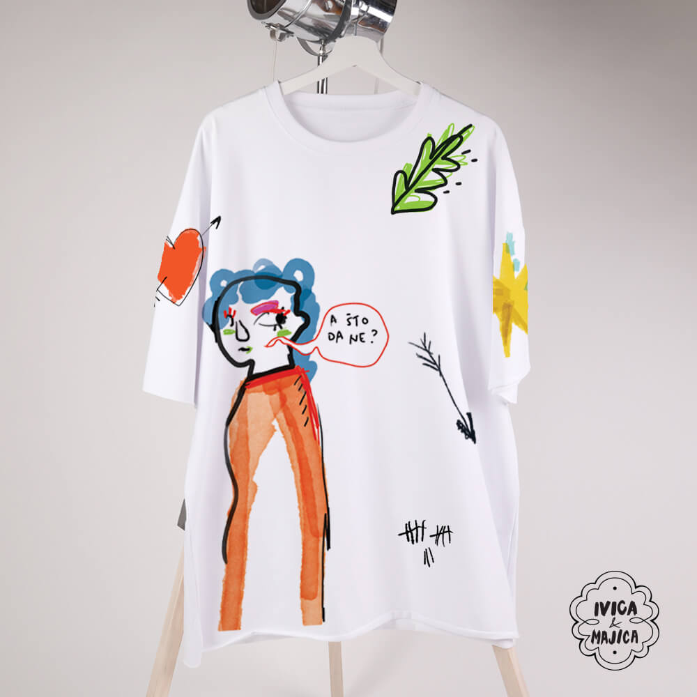 A što da ne – Ženska oversize majica
