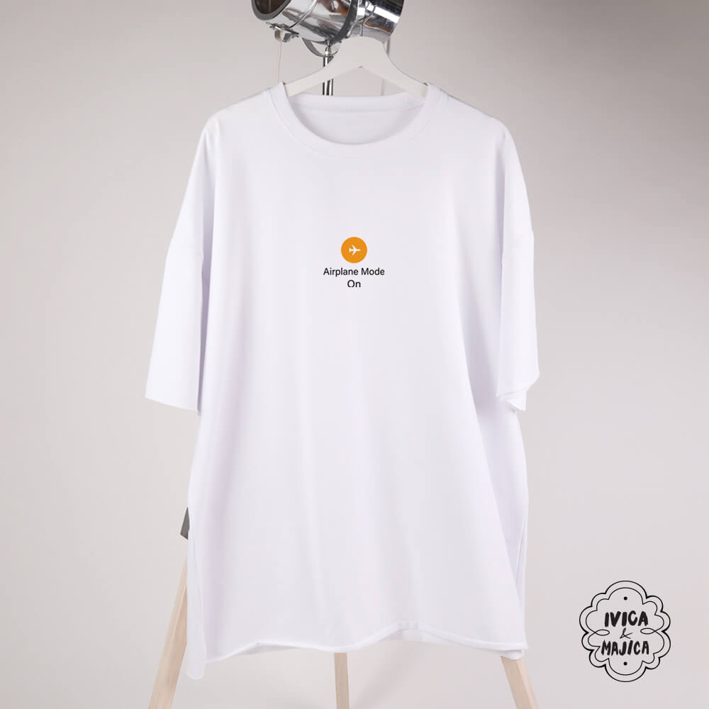 Airplane mode – Muška oversize majica