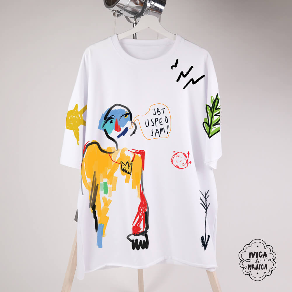 Jbt uspeo sam – Muška oversize majica