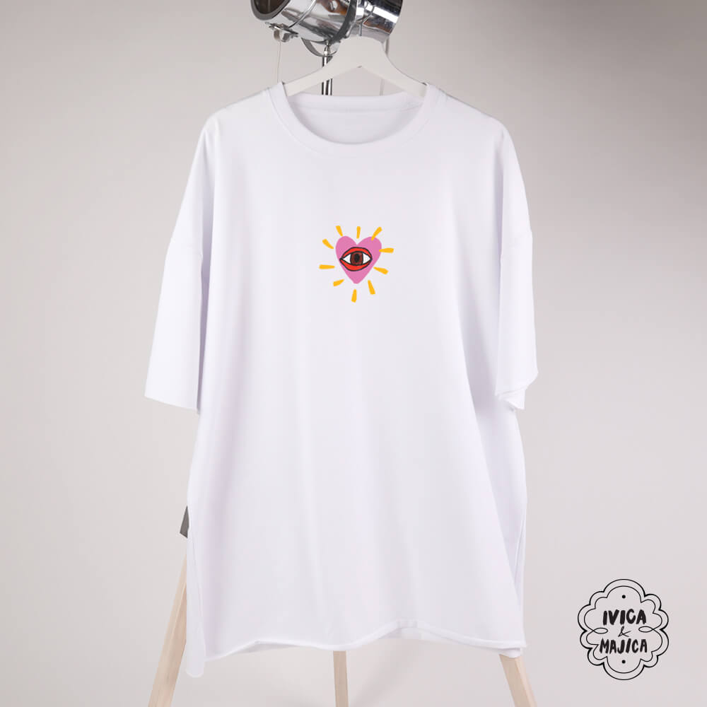 Lepa sam iznutra – Ženska oversize majica