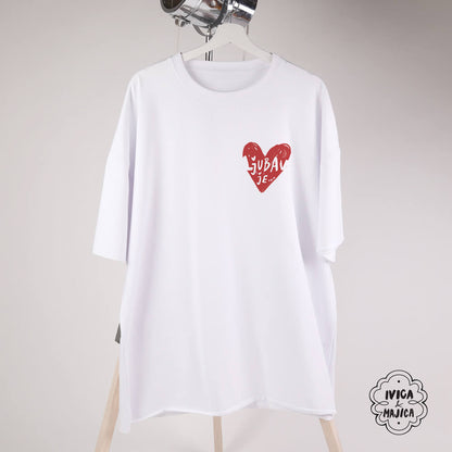 Ljubav je – Ženska oversize majica