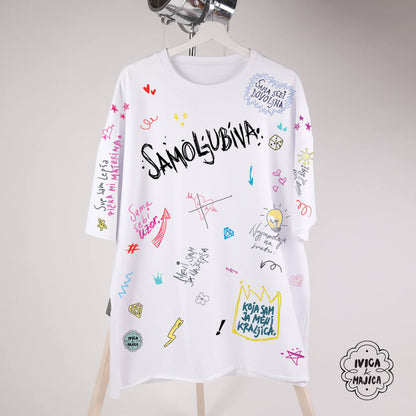 Samoljubiva – Ženska oversize majica