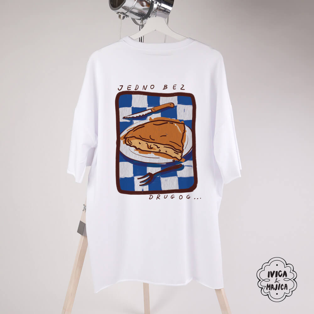 Jedno bez drugog ne ide (Burek) – Muška oversize majica