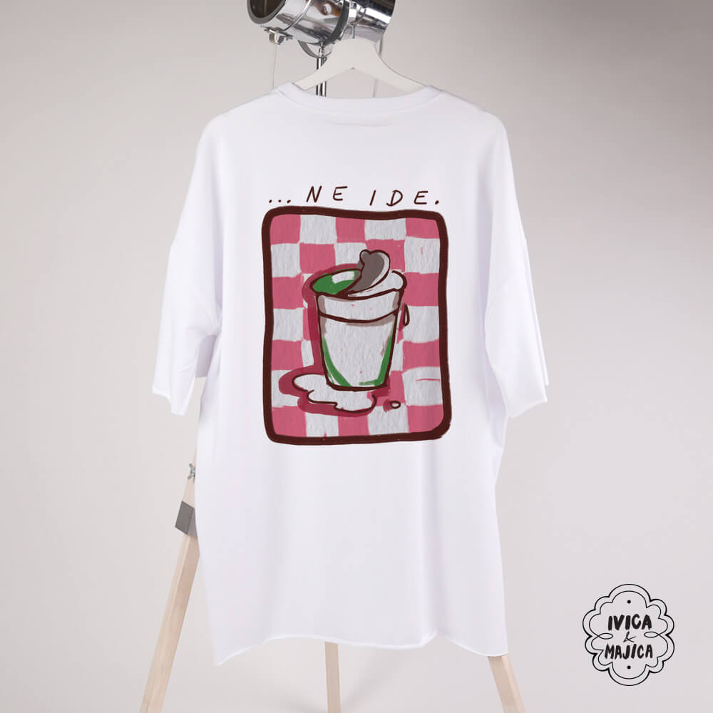 Jedno bez drugog ne ide (Jogurt) – Ženska oversize majica