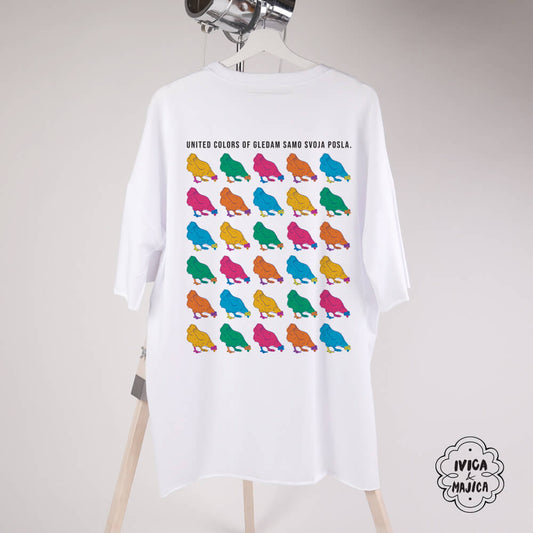 United colors of gledam samo svoja posla – Ženska oversize majica