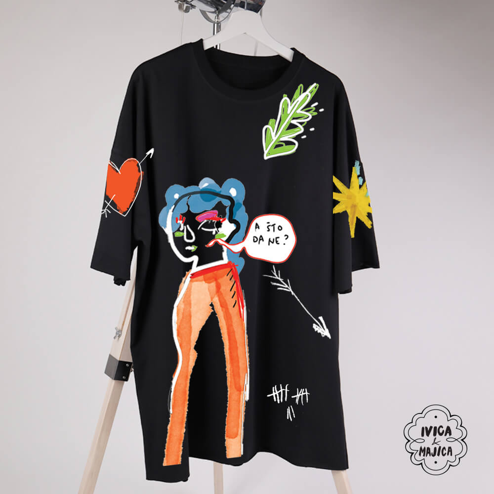 A što da ne – Ženska oversize majica