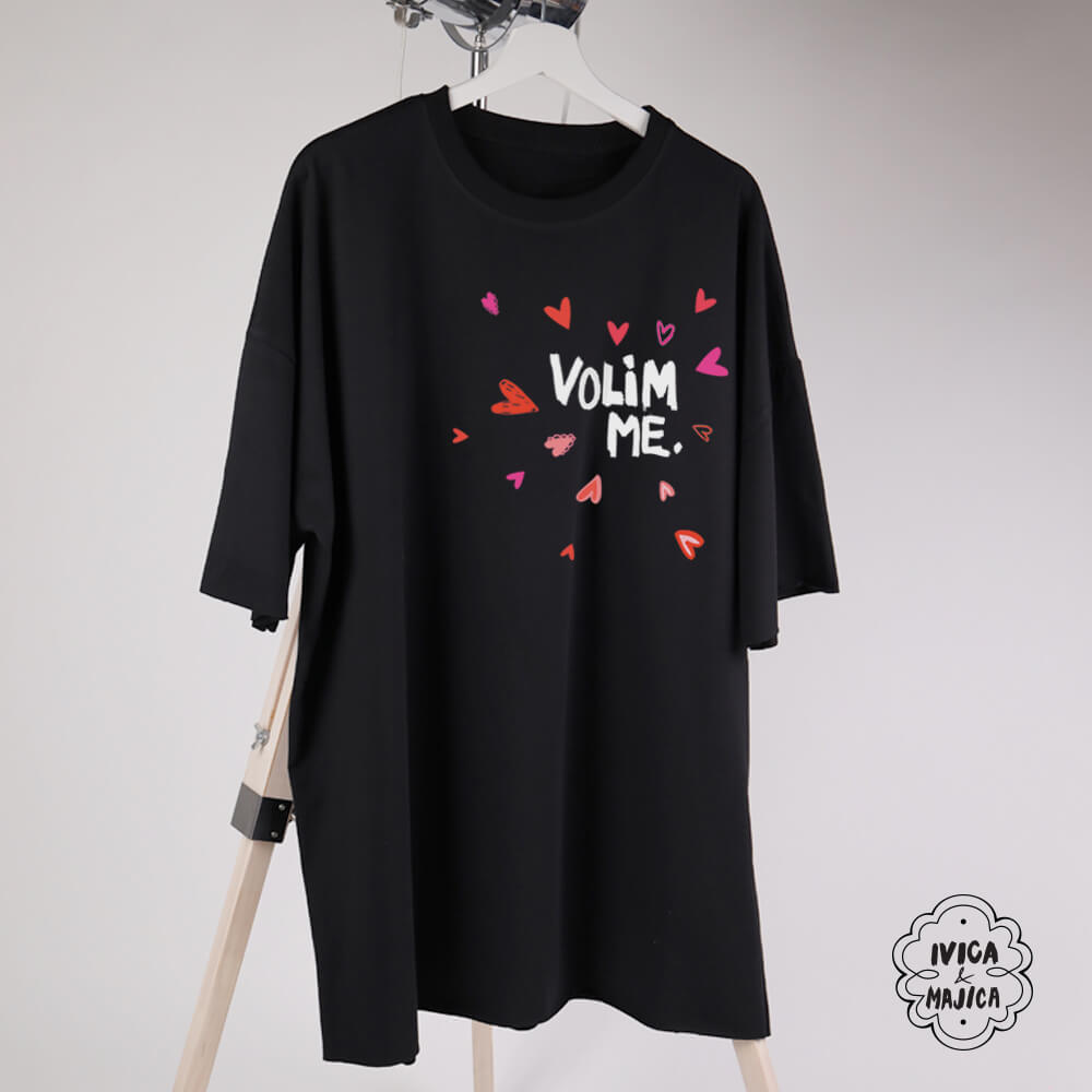 Volim me – Ženska oversize majica