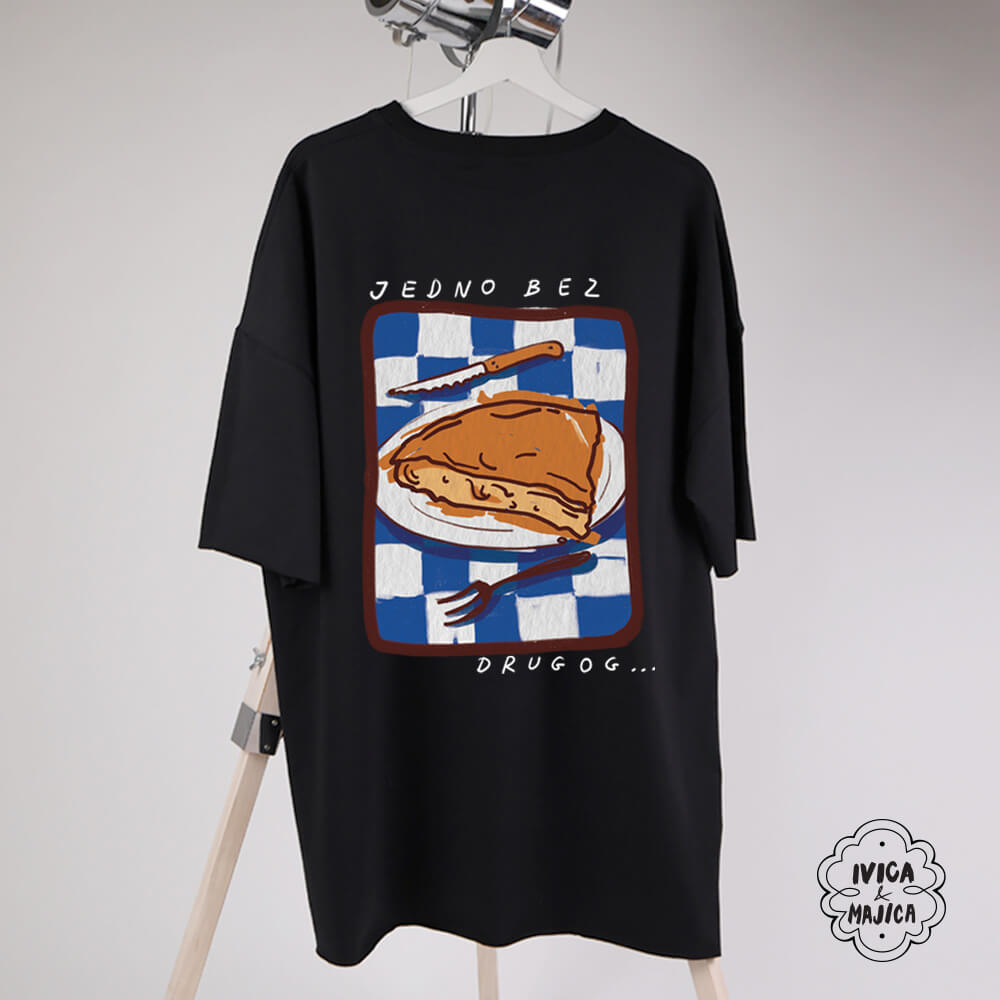 Jedno bez drugog ne ide (Burek) – Muška oversize majica