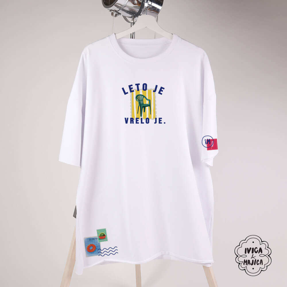 Leto je vrelo je – Ženska oversize majica