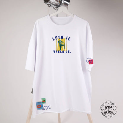 Leto je vrelo je – Ženska oversize majica