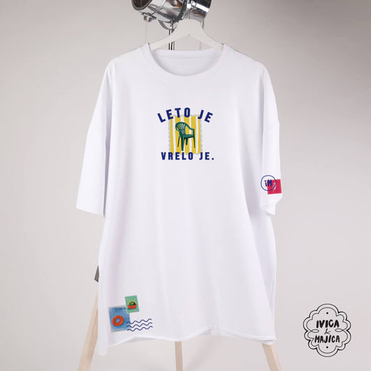 Leto je vrelo je – Ženska oversize majica