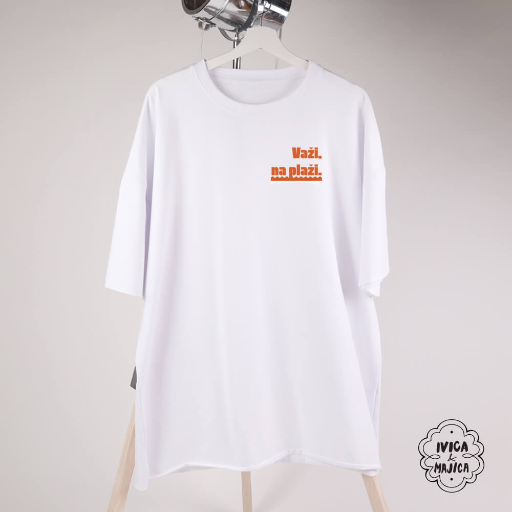 Važi na plaži – Ženska oversize majica