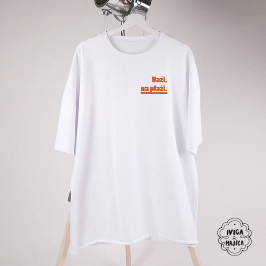 Važi na plaži – Ženska oversize majica