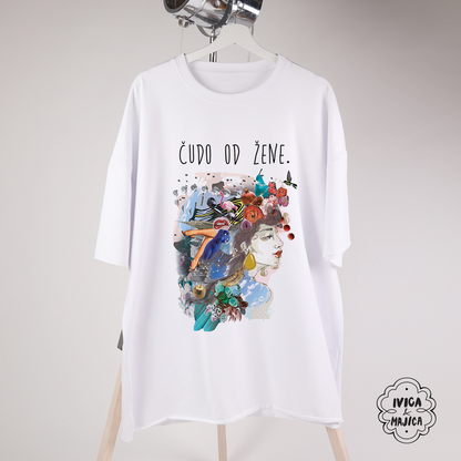 Čudo od žene - Ženska oversize majica