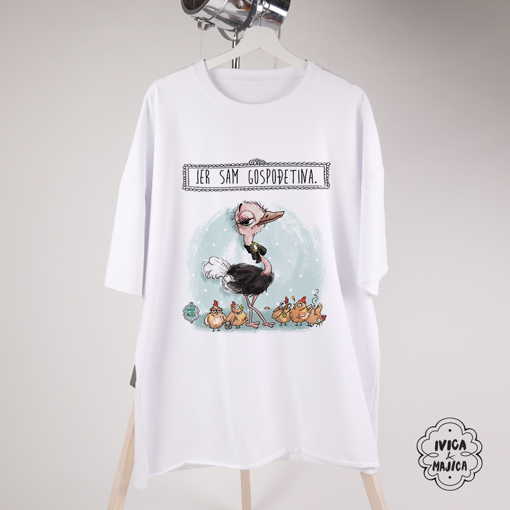 Gospođetina - Ženska oversize majica