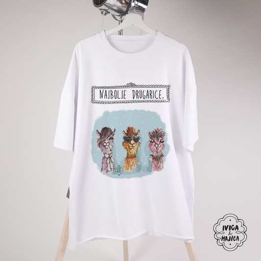 Najbolje drugarice - Ženska oversize majica
