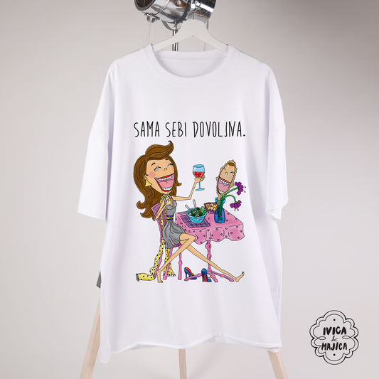 Sama sebi dovoljna - Ženska oversize majica