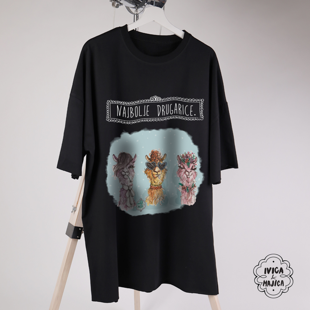 Najbolje drugarice - Ženska oversize majica