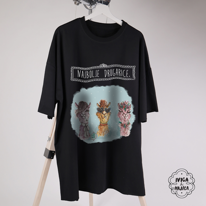 Najbolje drugarice - Ženska oversize majica