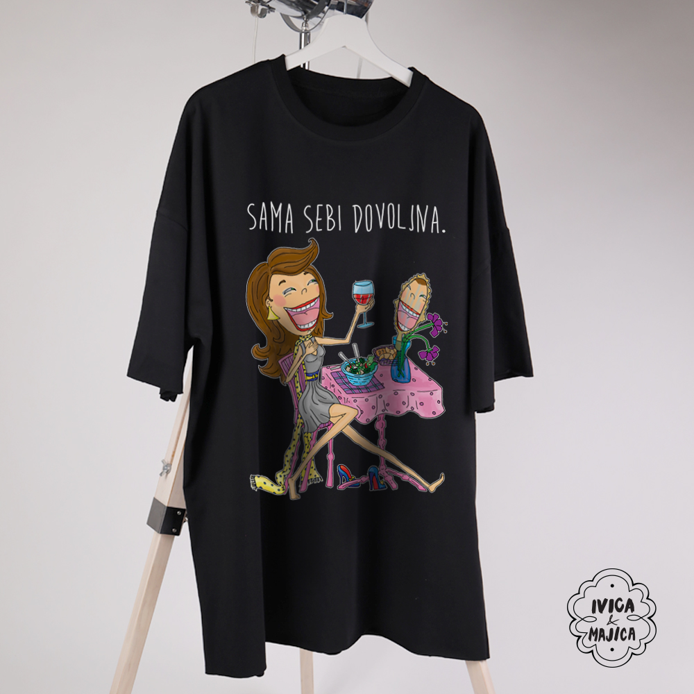 Sama sebi dovoljna - Ženska oversize majica