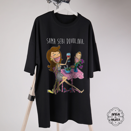 Sama sebi dovoljna - Ženska oversize majica
