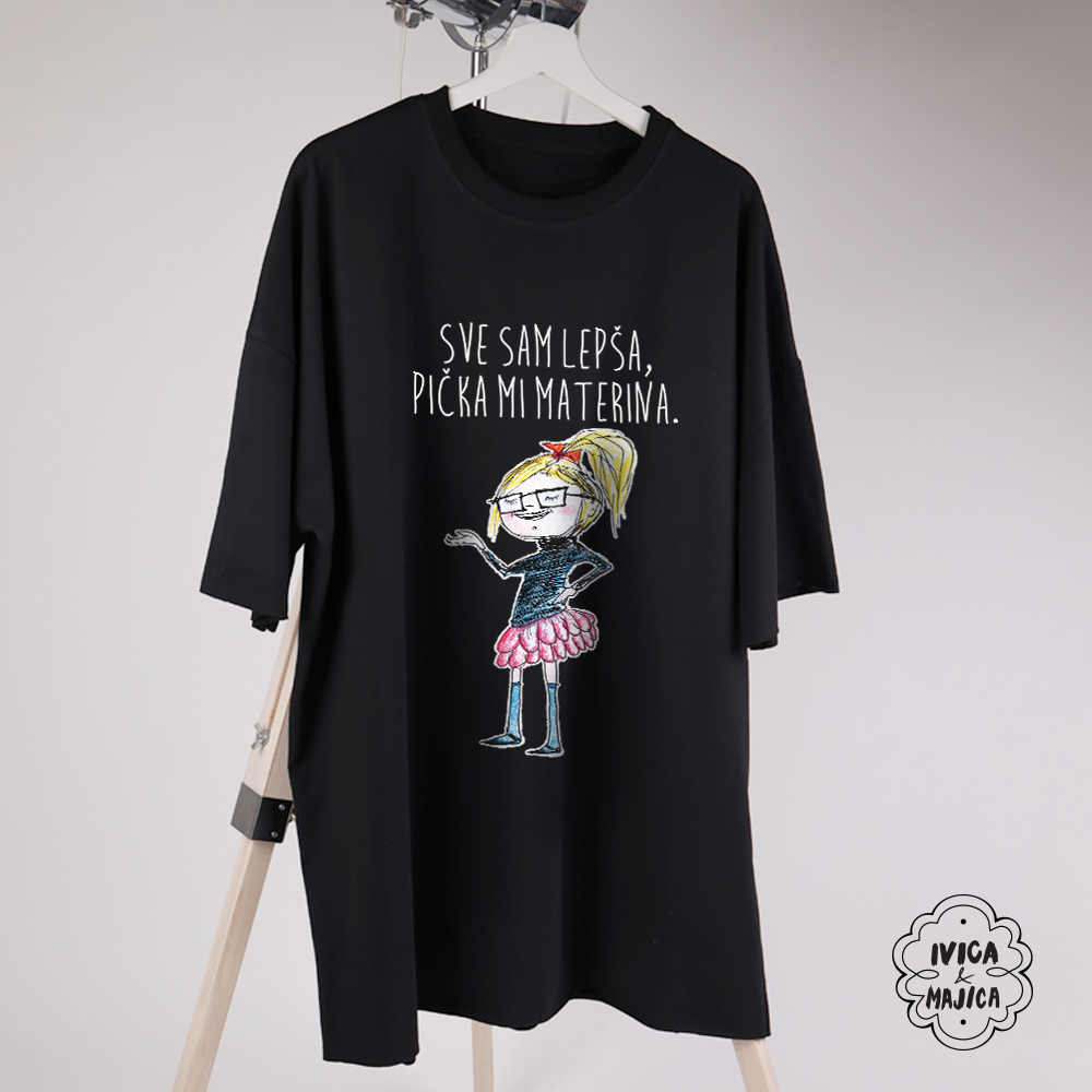 Sve sam lepša - Ženska oversize majica