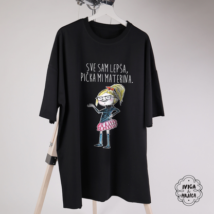 Sve sam lepša - Ženska oversize majica