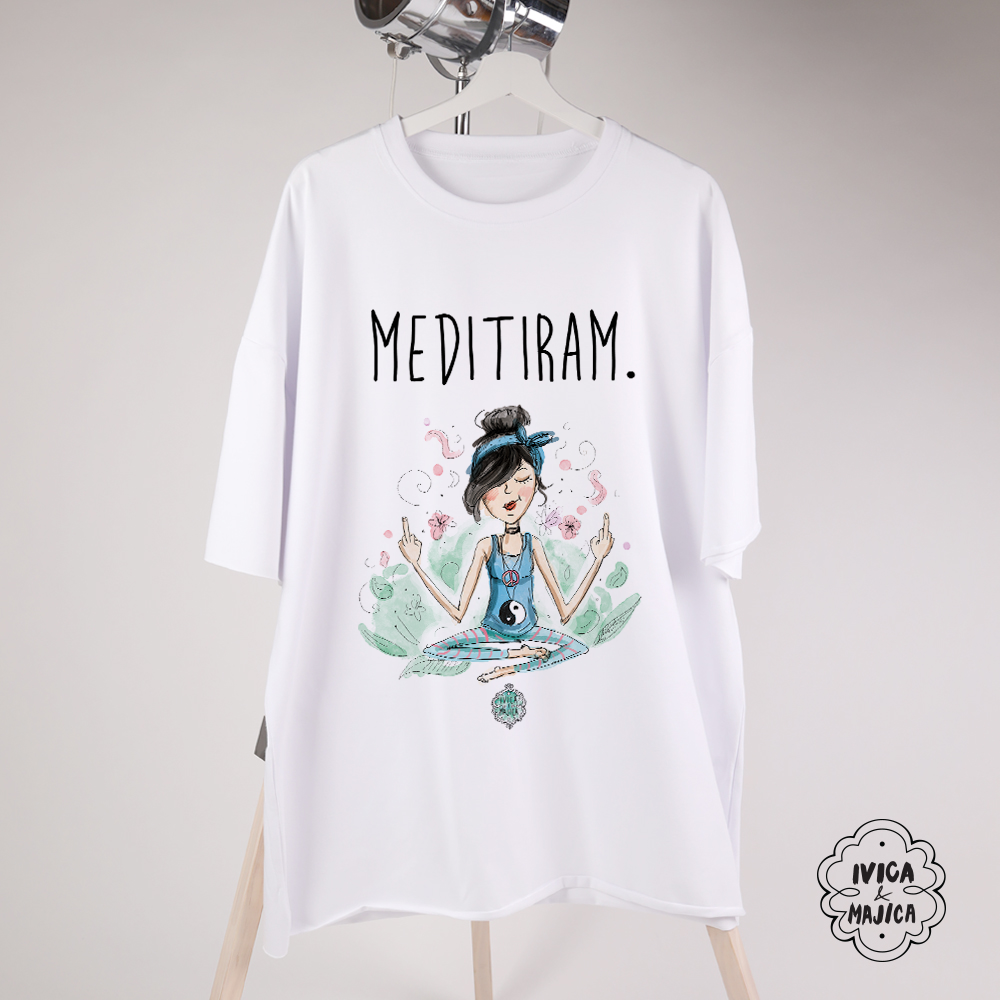 Meditiram - Ženska oversize majica