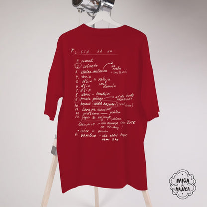 Novogodišnja lista - Ženska oversize majica