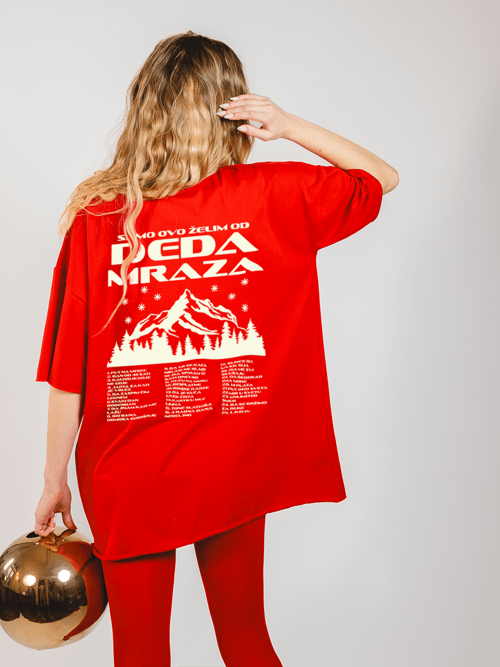 Samo ovo želim od Deda Mraza - Ženska oversize majica