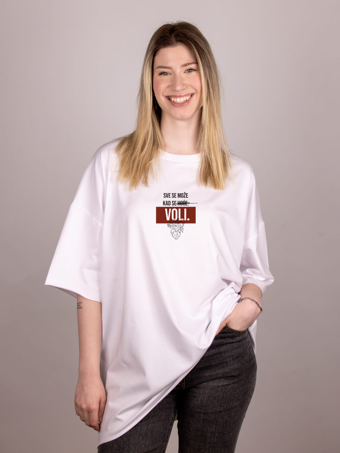 Sve se može kad se voli – Ženska oversize majica