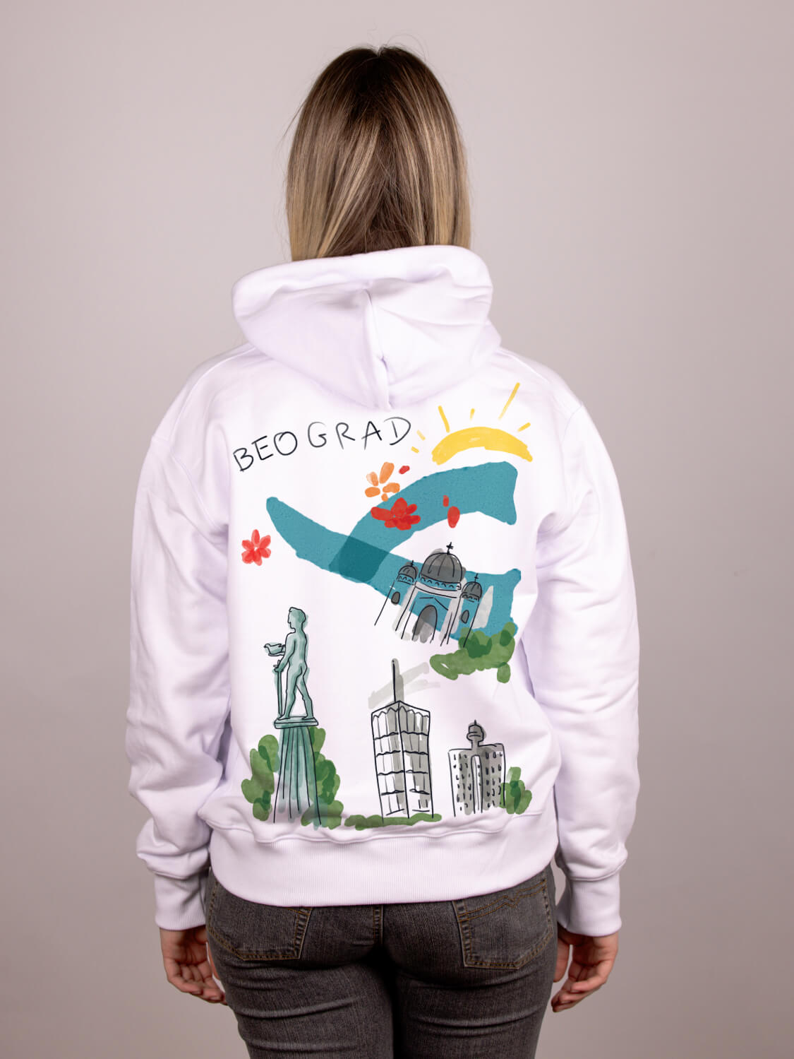 Beograd – Ženski duks sa kapuljačom