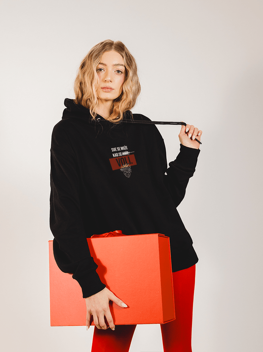 Sve se može kad se voli – Ženski duks sa kapuljačom