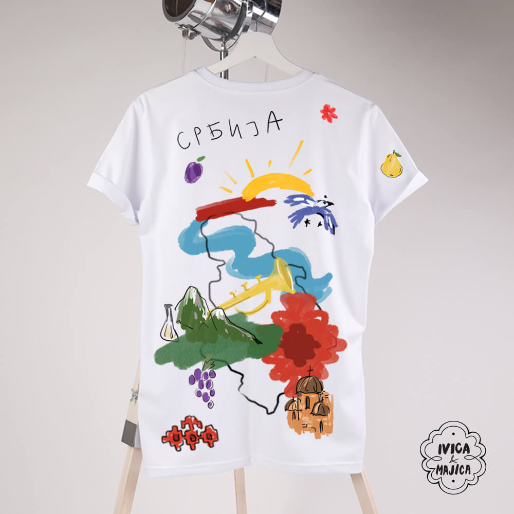 Srbija – Ženska majica